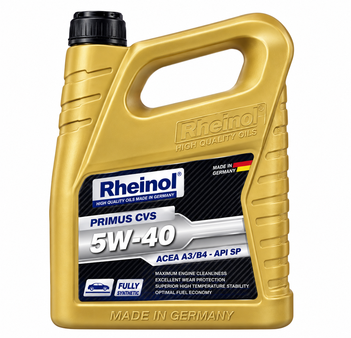 Rheinol PRIMUS CVS SP 5L 5W-40 on white background
