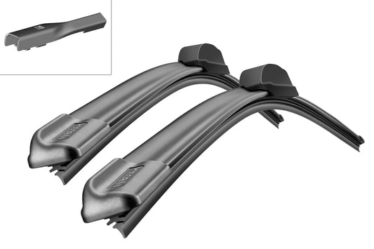 Bosch Set of Front Wiper Blades 3397007555 - Aerotwin - 24 - 16 in - A555S