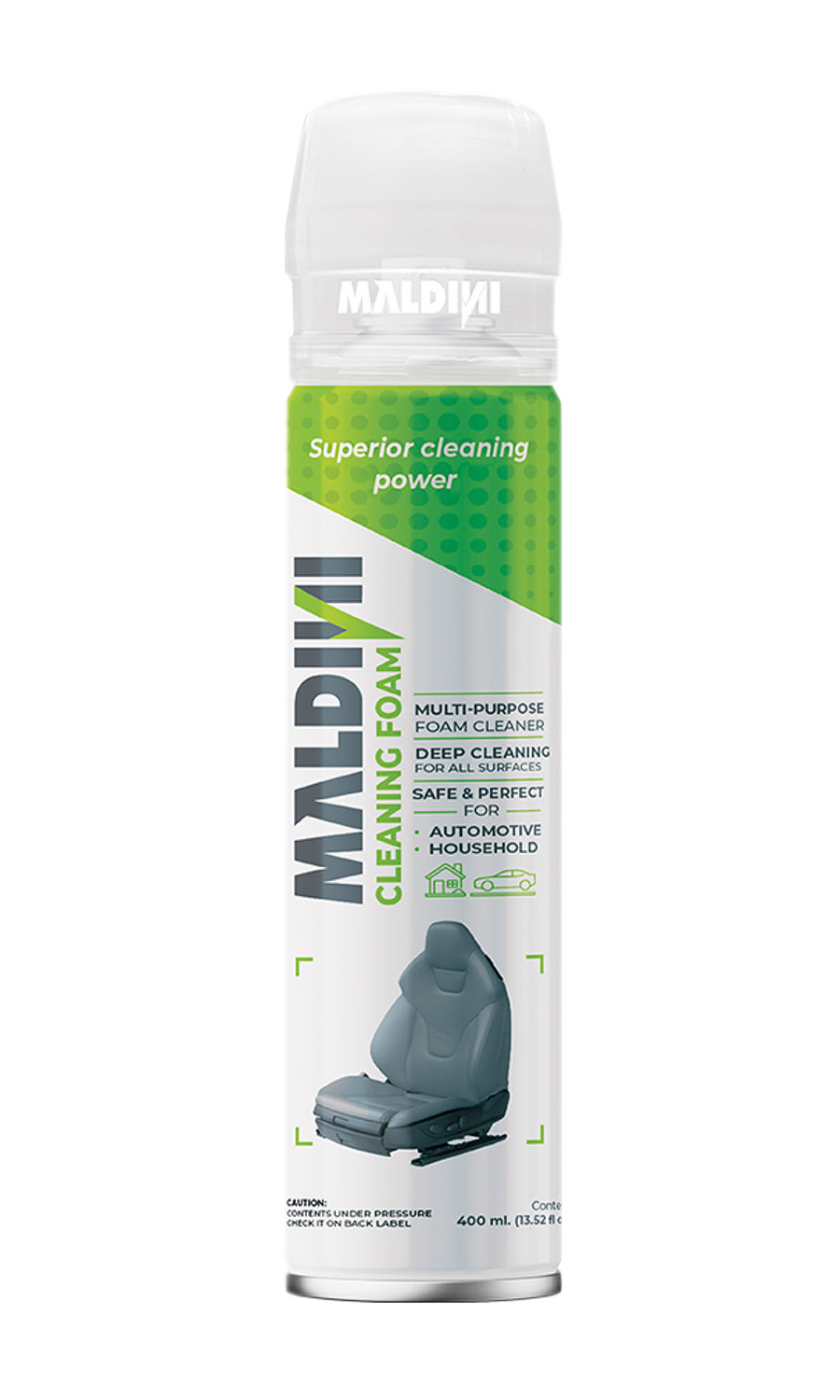 Maldini Multi Cleaning Foam – 400 ml - مالديني فوم منظف متعدد الاستخدام – 400مل