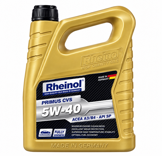 Rheinol PRIMUS CVS SP 5L 5W-40 on white background