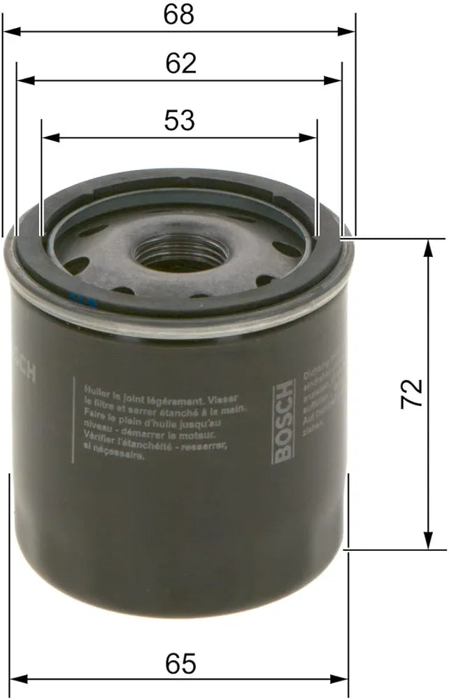 Bosch Motor Filter P2028